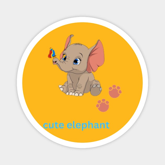 cute elephant Magnet by Shop your dream come true